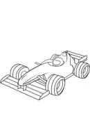 Formule 1 kleurplaat 1